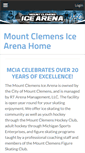 Mobile Screenshot of mountclemensicearena.com